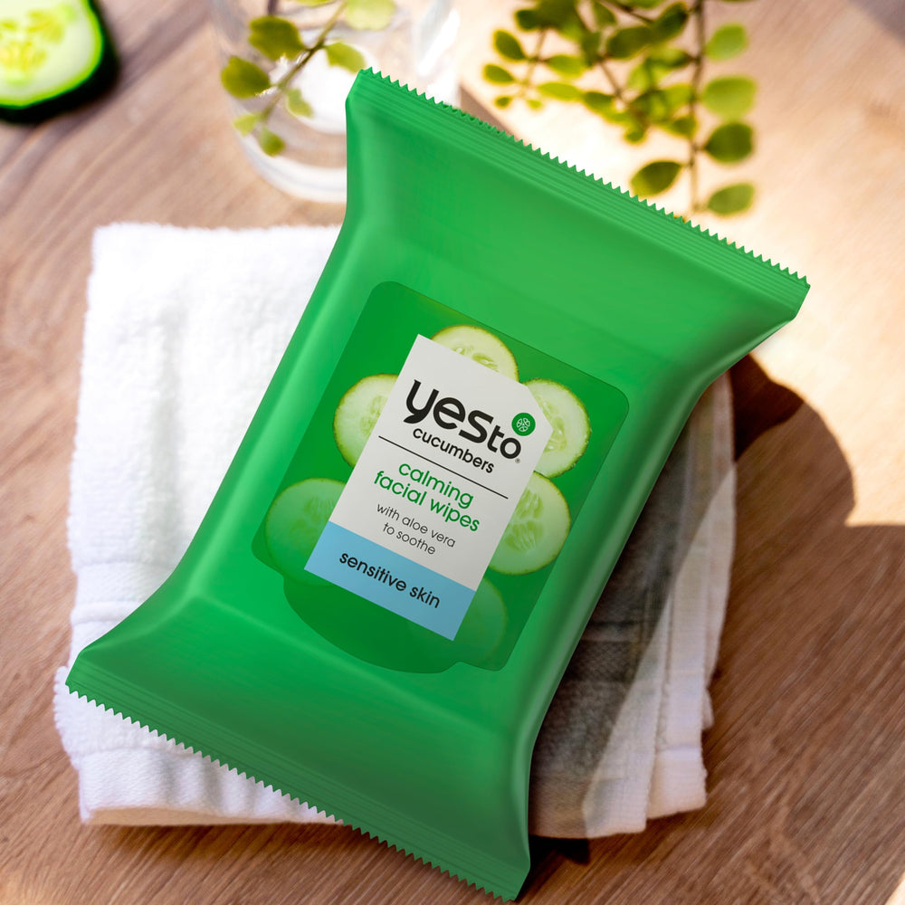 Yes To Toallitas Faciales Sensibles, Cruelty-Free y sin pruebas en animales.
