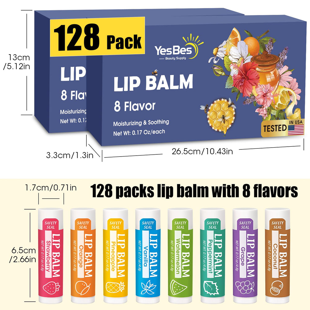 YesBes strawberry lip balm with flavorful, hydrating care