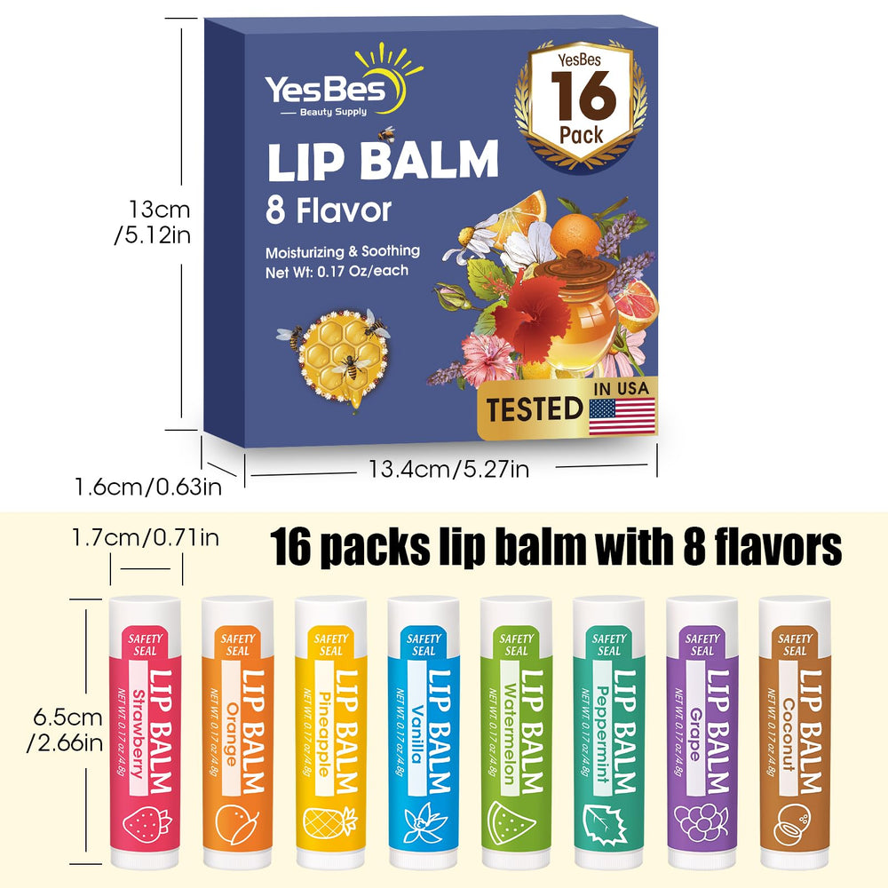 YesBes strawberry lip balm provides sweet scent and protection