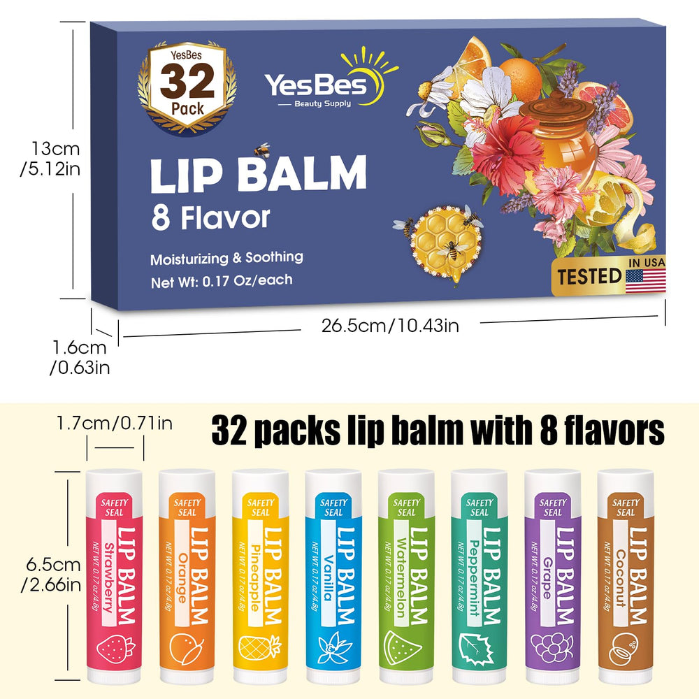 YesBes bálsamo labial fresa suavidad instantánea y color natural