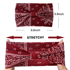 Yeshan bandana con nudo turbante, diseño estirable para yoga y deporte