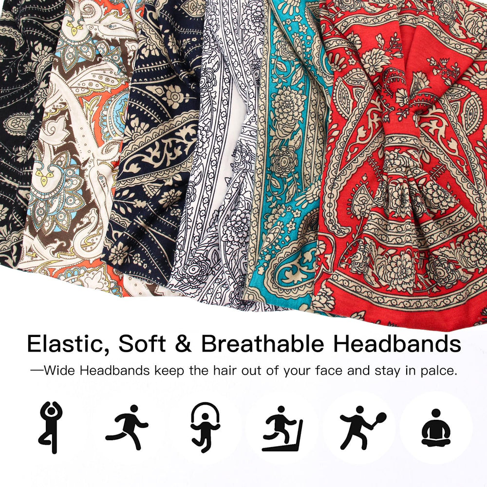 Bandana ancha Yeshan boho amarillo, colores vibrantes para combinar con tu deporte.