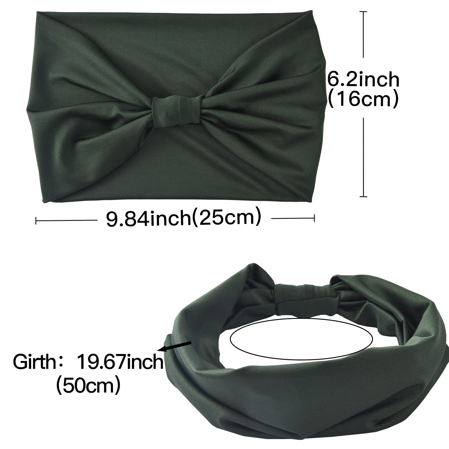 Diadema antideslizante boho de Yeshan para correr o entrenar sin reajustes.