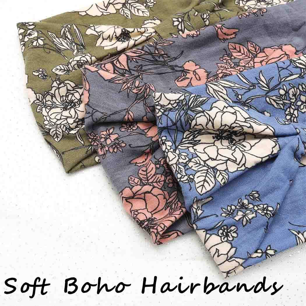 Empaque práctico de 6 diademas boho para regalo