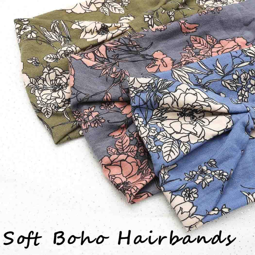 Empaque práctico de 6 diademas boho para regalo