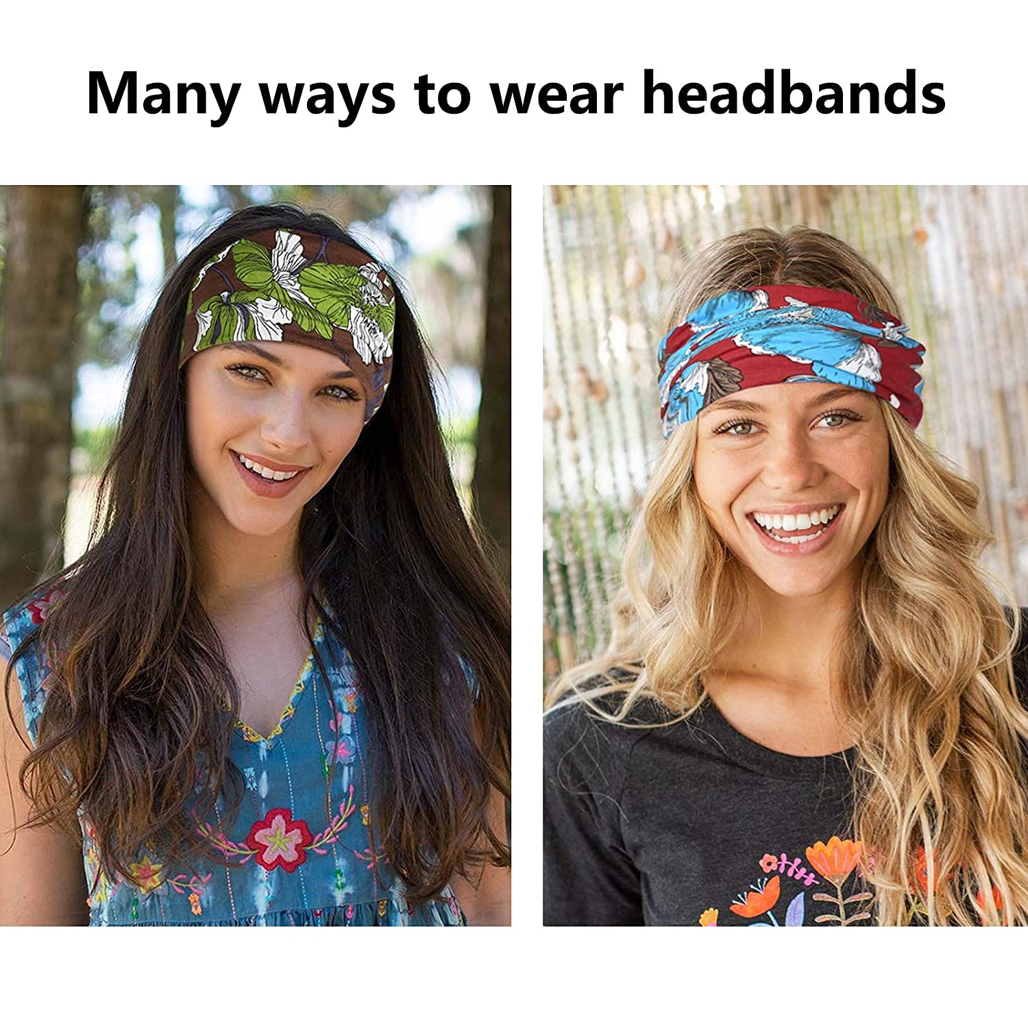 Uso para deporte y yoga con diadema boho de Yeshan