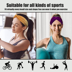 Yeshan milk silk fabric headband is soft, breathable, and comfortable for all day wear.