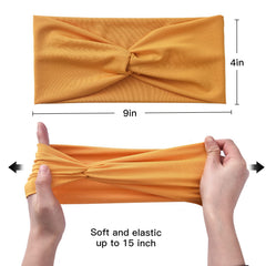 Yeshan non-slip headband keeps hair in place during yoga, running, or cycling.