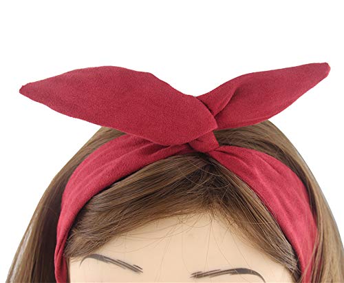 Yeshan solid color head wrap ideal for yoga and casual wear.