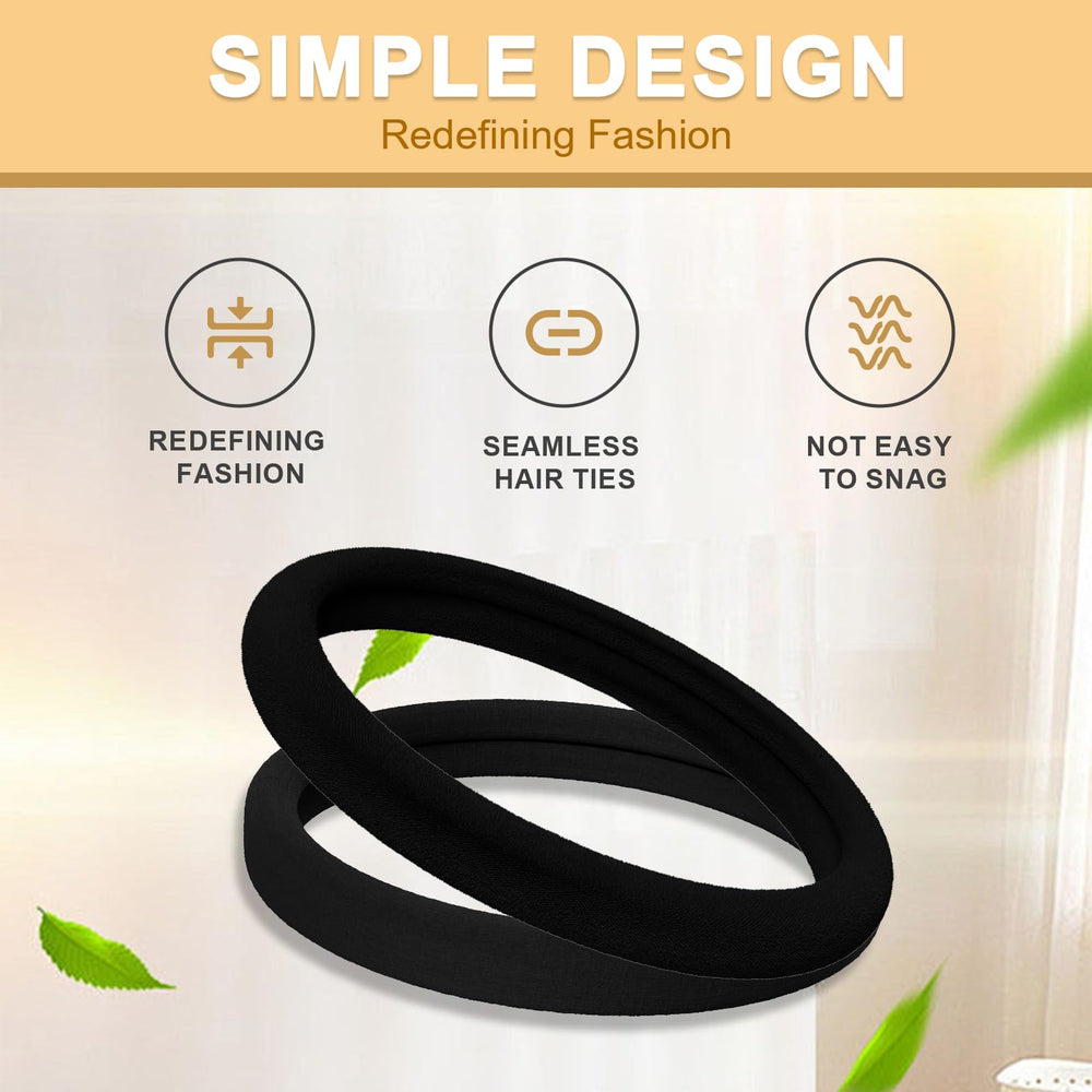 YESIACE hair ties ponytail bun stability image shows secure hold for active days.