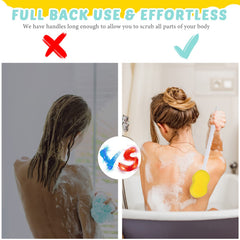 Yetene soft non-latex sponge provides gentle skin contact.