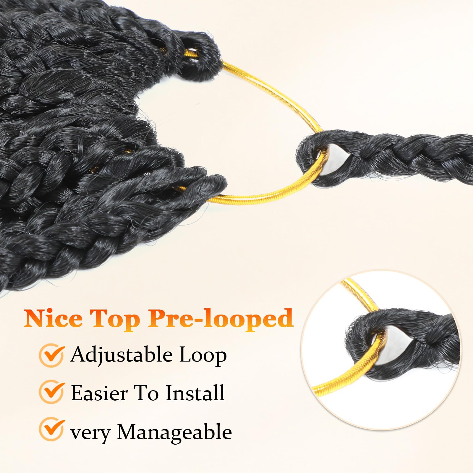 Yewell Goddess Box Braids 12inch 27 adds soft sun-kissed warmth