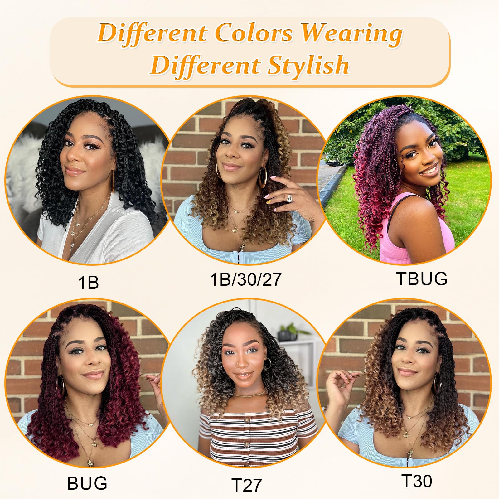 Yewell Box Braids 10inch lightweight design supporting long wear