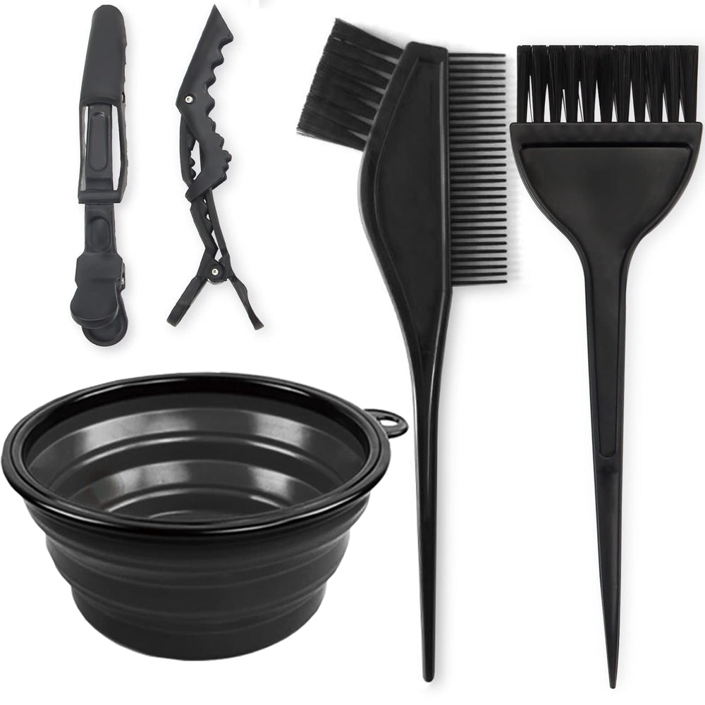 Yexixsr folding silicone mixing bowl for easy storage and precise color blending.