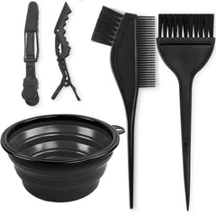 Yexixsr folding silicone mixing bowl for easy storage and precise color blending.