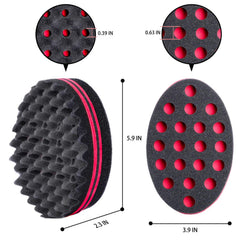 YEZEY Big Holes Hair Sponge used for airy volume and quick twist formation
