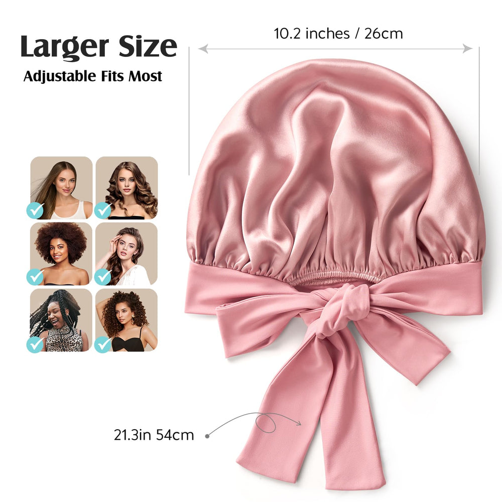 YFONG silk bonnet in luxury gift box, ready for gifting.