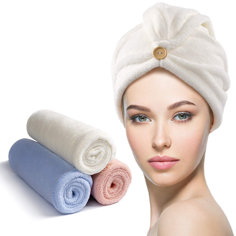 YFONG toalla de microfibra para cabello con secado rápido y suave comodidad