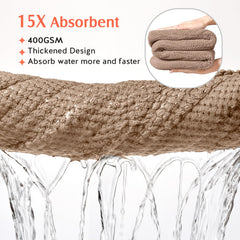 Turbante de microfibra YFONG para secado rápido y cómodo durante el viaje.