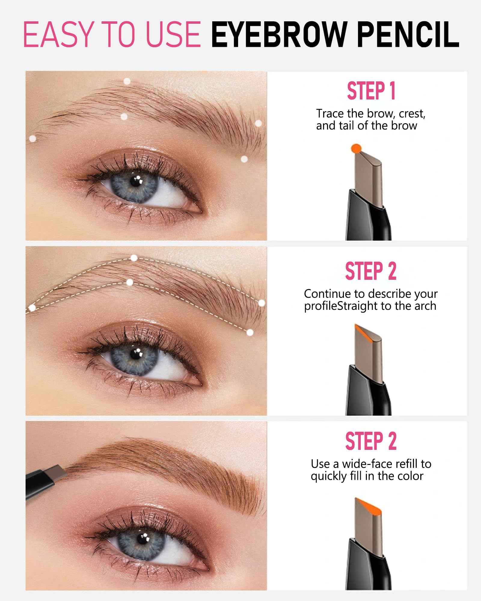 YFulfill Auburn eyebrow pencil is waterproof for at least 8 hours.
