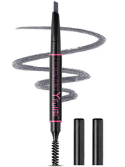 YFulfill lápiz cejas gris 0,5 mm para definir cejas con naturalidad.