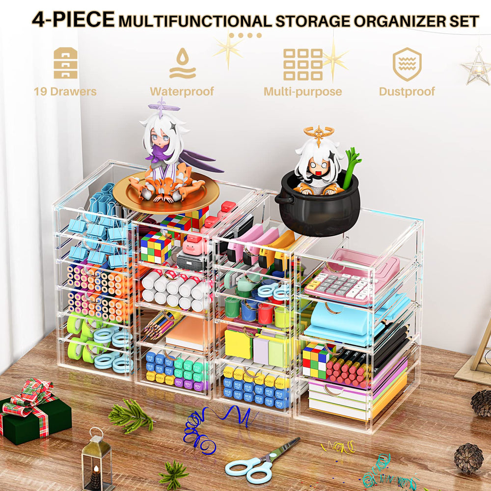 YFXCVSL multi purpose organizer for makeup and office supplies