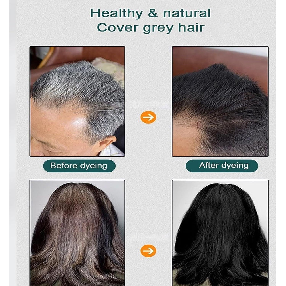 Huang Yi dyed hair with a shiny brown finish after bubble dye