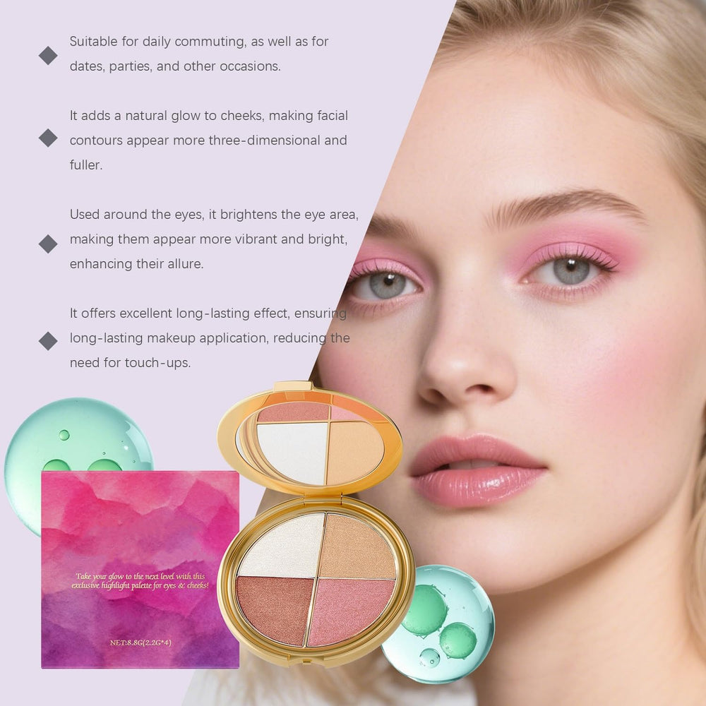 Paleta YG LianKai con sombras mates para acabado duradero.