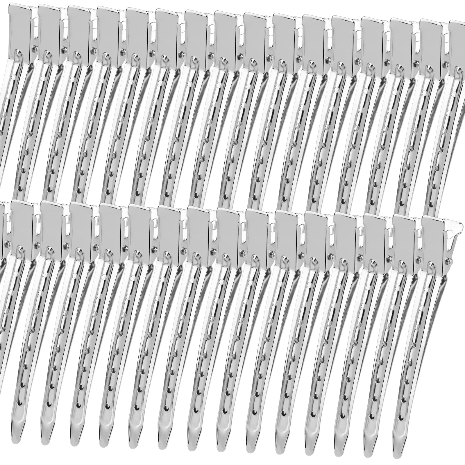 YGDZ duck-billed clip in silver provides secure styling grip