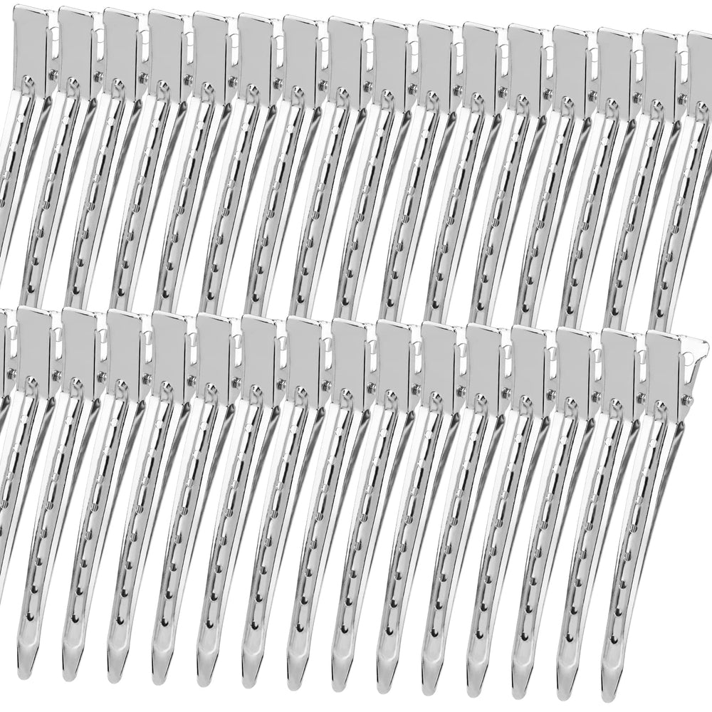 YGDZ duck-billed clip in silver provides secure styling grip