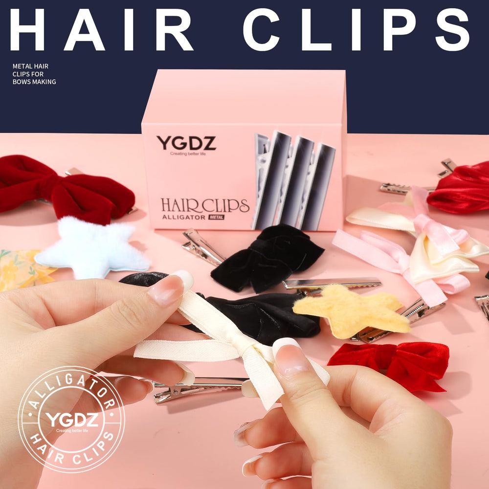 YGDZ hair bow making clip showcases DIY craft suitability.
