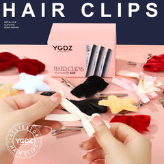 YGDZ hair bow making clip showcases DIY craft suitability.