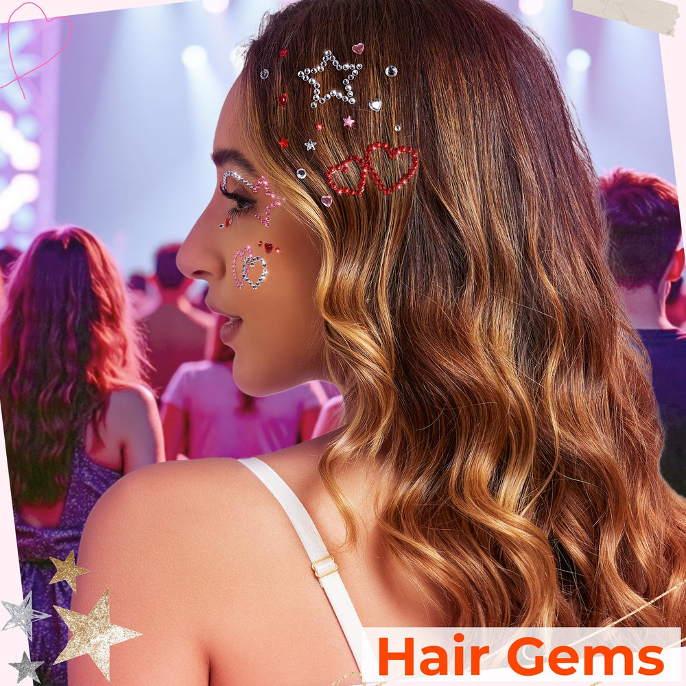 YGDZ joyas faciales con pinzas para aplicar estrellas con precisión.