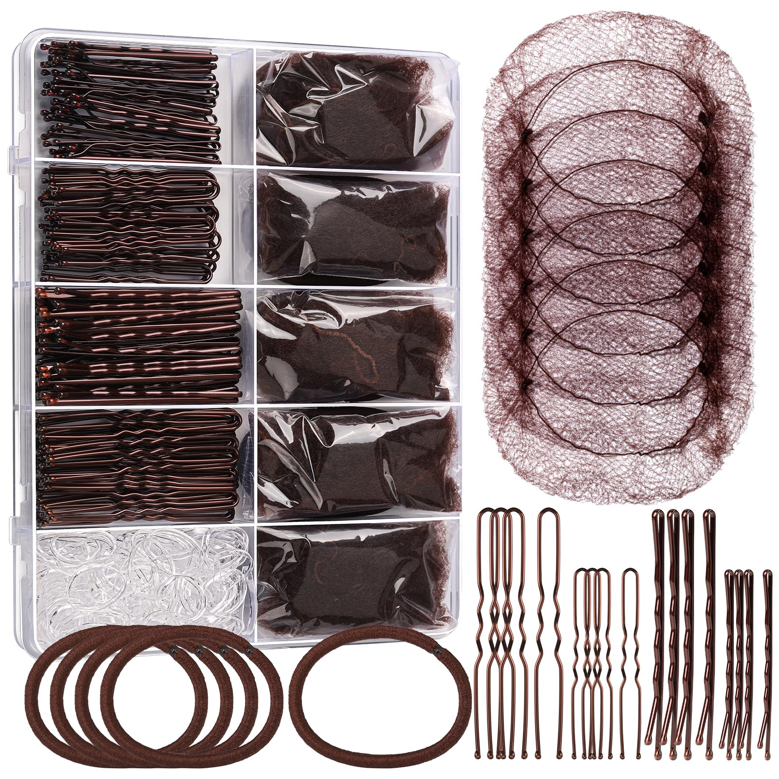 YGDZ kit de danza, redes para moño invisibles, acabado discreto en escena.