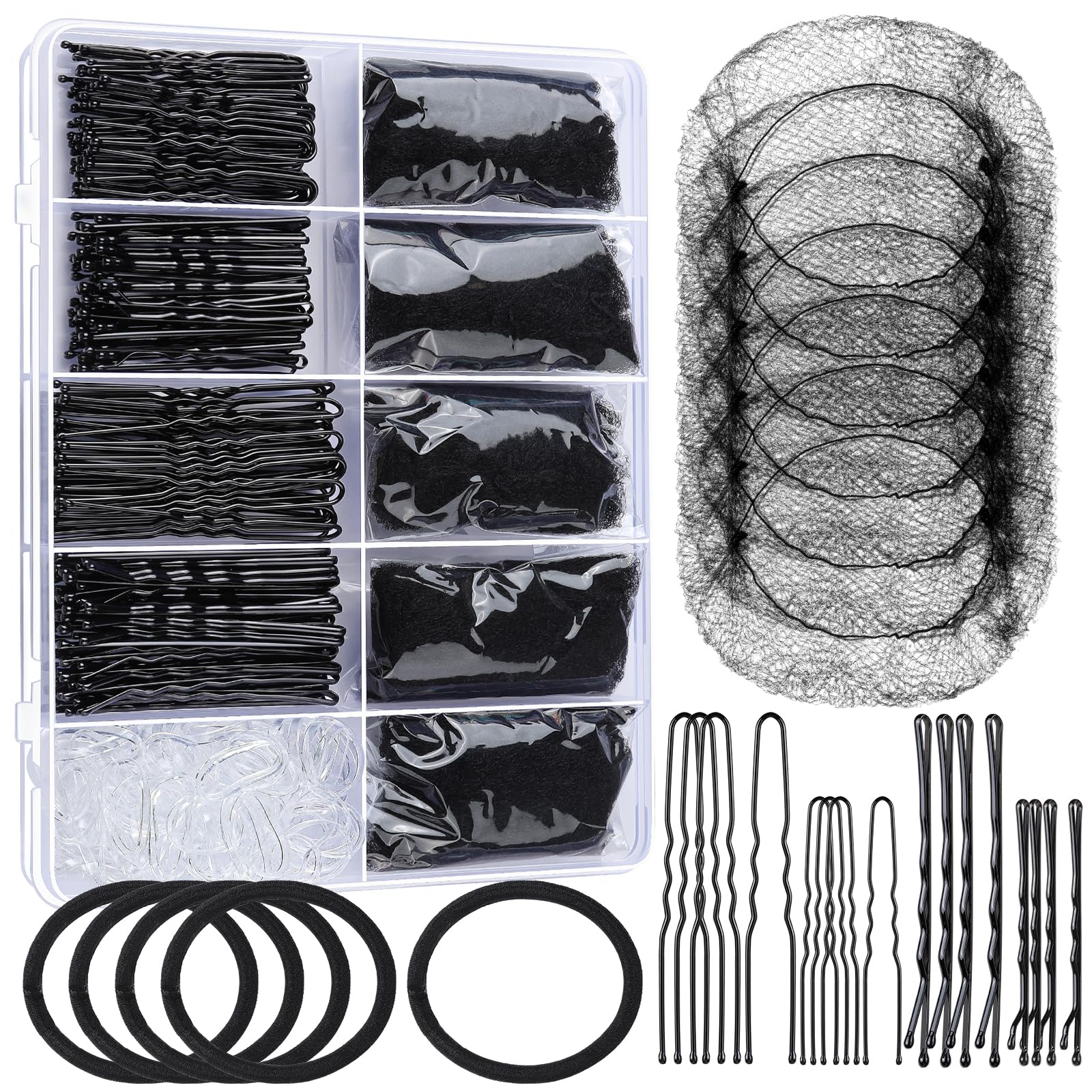 YGDZ kit moño ballet negro para peinados seguros