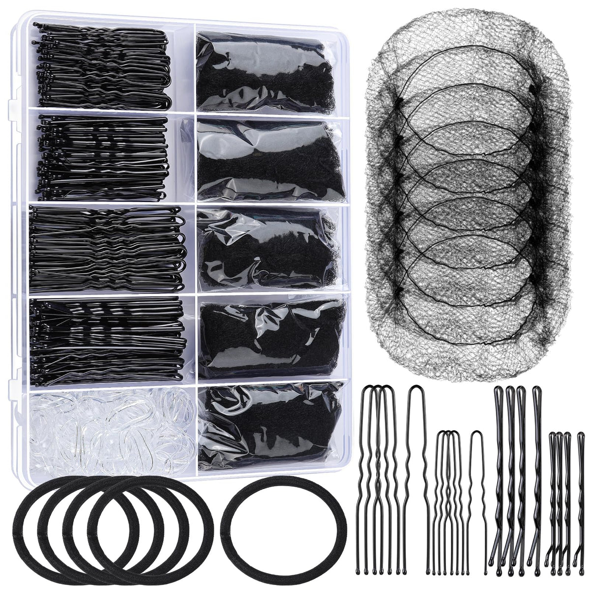 YGDZ kit moño ballet negro para peinados seguros