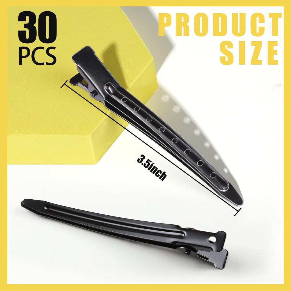 YGDZ metal-alligator hair clip shows a strong grip for thick or thin hair.