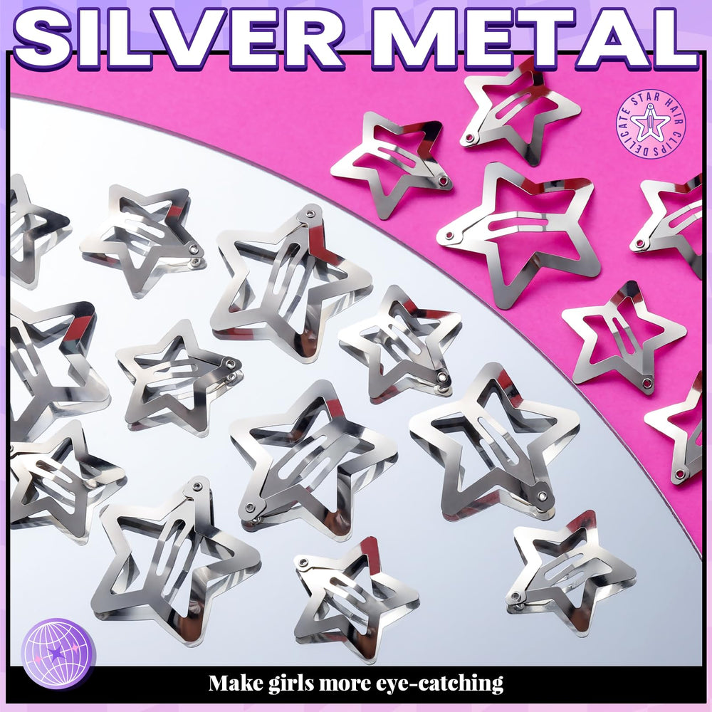 YGDZ star hair clip can decorate clothing or hats for coordination.