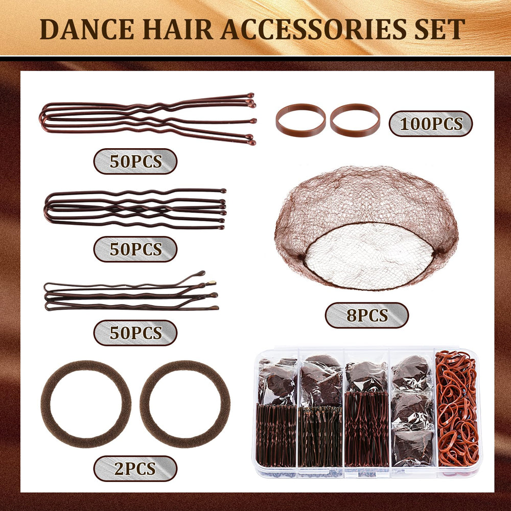 YGQQOY Dance Hair Accessories Kit: Bobby pins for quick, reliable grip.