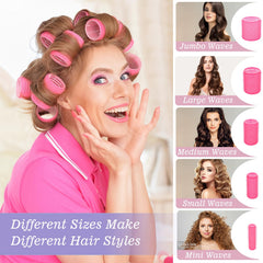 YHOVID jumbo 2.2-inch rollers for bold volume