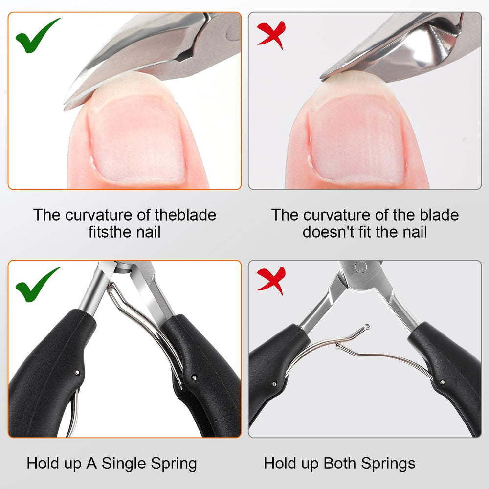 YHOVID German stainless steel blades deliver durable, sharp trimming