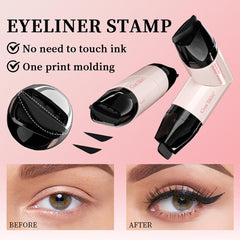 YIBABY brown rotating winged eyeliner stamp for natural definition.