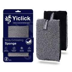 Yiclick exfoliating scrubber pack front view for a spa-like shower lather.