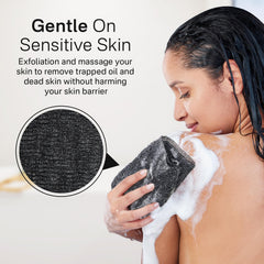 36.5-inch back-scrubbing length helps reach difficult back areas.