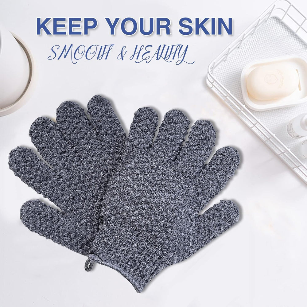Yiclick 12-piezas guantes exfoliantes para áreas corporales