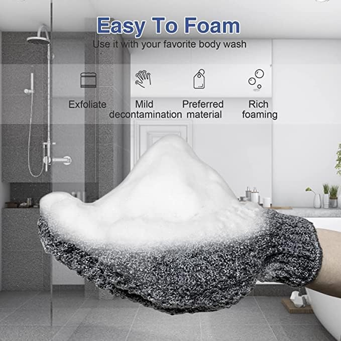 Guantes exfoliantes para cuerpo Yiclick, estilo de vida saludable en casa