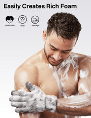 Yiclick guante exfoliante: textura más suave y poros limpios