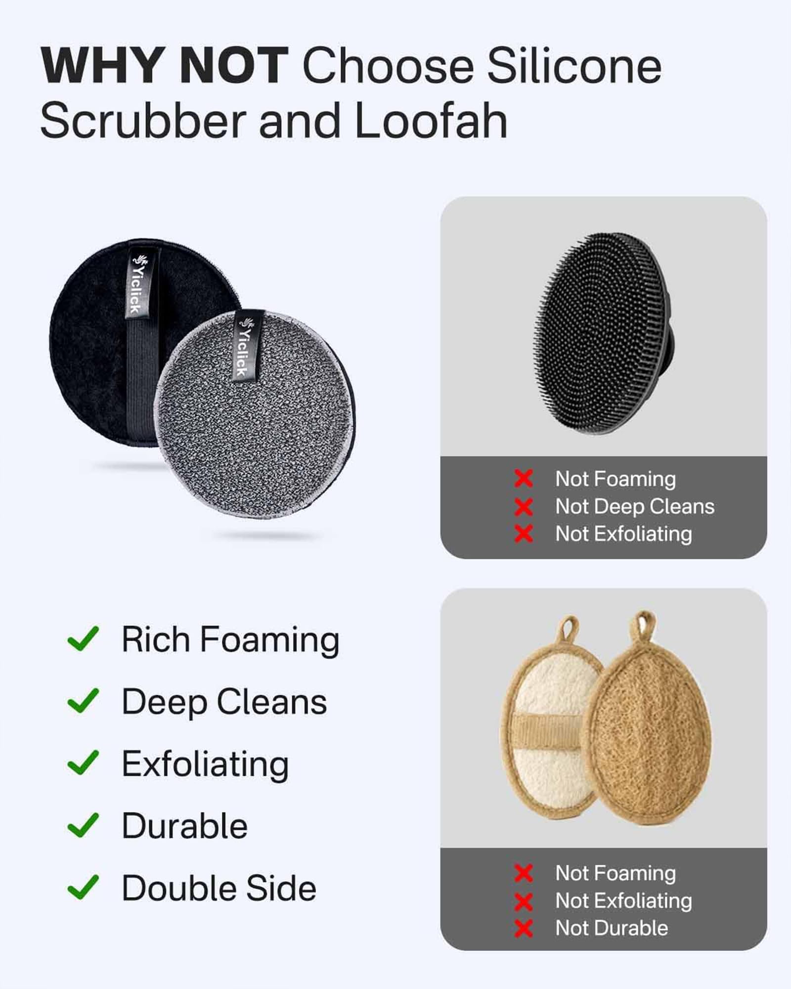 Yiclick quick-drying and machine washable for hygiene