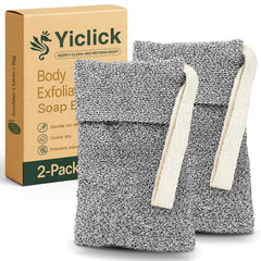 Yiclick soap bag with exfoliating mesh for smoother skin