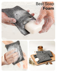 Yiclick soap bag creates rich lather from bar soap